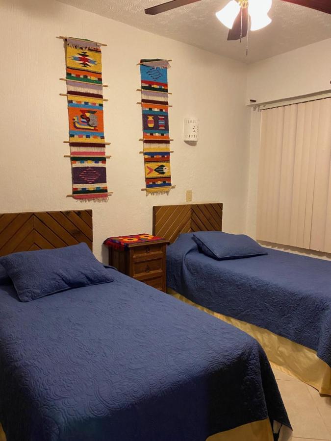 Departamento Frente Al Mar Con Dos Recamaras Y Seguridad 24 H A Dos Cuadras De La Quinta Avenida ปลายาเดลการ์เมน ภายนอก รูปภาพ